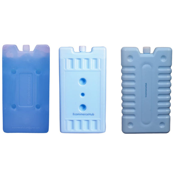 Reusable Ice Pack for Cold Transport – Long-Lasting Cold Chain Solution for Shipping Food, Medicine, Vaccines – Leak-Proof Freezable Gel Pack for Coolers, Insulated Boxes, Packaging Logistics, Pack Of 3, Mix Color
